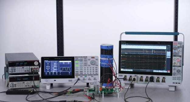 Tektronix Double Pulse Test Setup