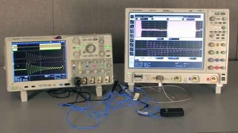 Making High Resolution Measurements Tektronix MSO5000B vs Agilent 9000H