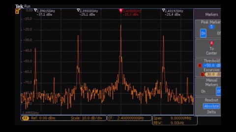 MDO3000 Integrated Spectrum Analyzer