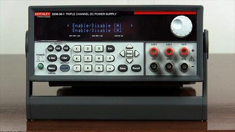 Series 2200 Programmable Multiple Channel DC Power Supplies  How to Configure a Single Channel Opera