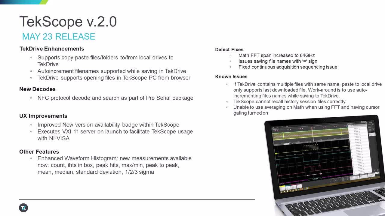 TekScope V2 - Whats New_en