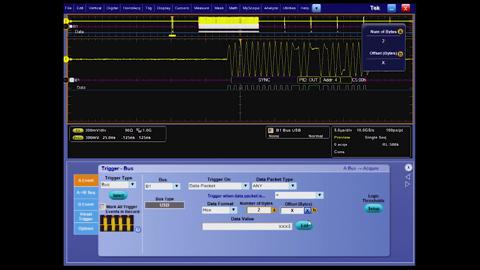 USB 20 Decode Trigger and Search