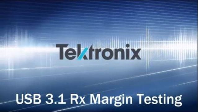 USB 31 Rx Margin Test